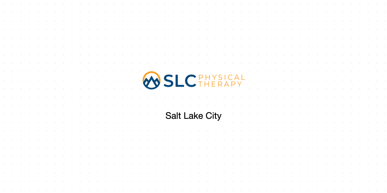 Physical Therapy Salt Lake City